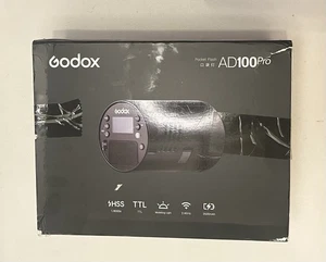 Flash de bolsillo con luz de modelado Godox AD100 Pro - negro - recargable - Imagen 1 de 14