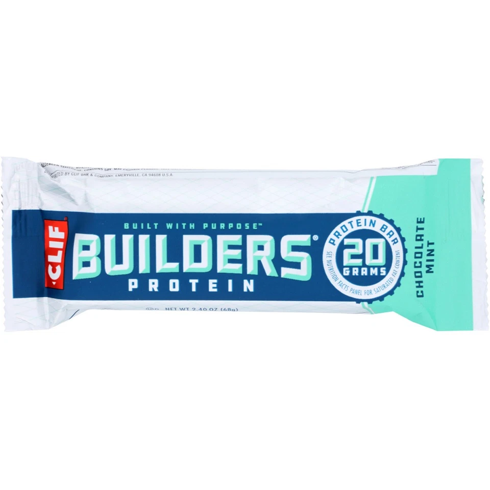 Barra de proteína Clif chocolate menta 2,4 OZ Foto 1 de 1