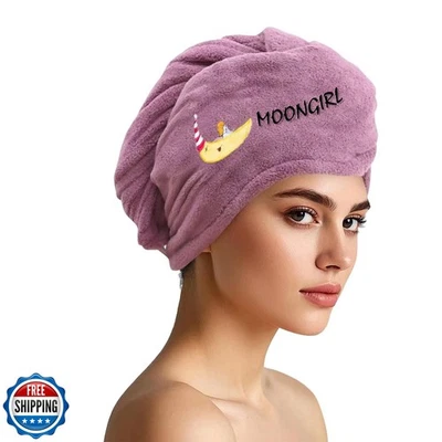 AGKXHDEC Paquete de 1 Toalla de Microfibra de Doble Capa, Turbantes para Cabello Húmedo Foto 1 de 4