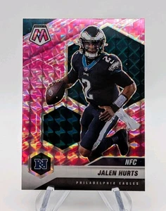 Jalen Hurts 2021 Panini Mosaic Football NFC Camo Pink Prizm SP #208 Eagles - Picture 1 of 2