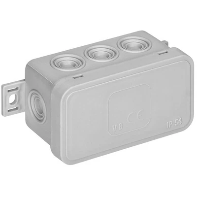 Abzweigdose Wasserdicht IP54 Verteilerdose Außen Wasserdicht mit 8 Gummidrüsen A - Bild 1 von 4