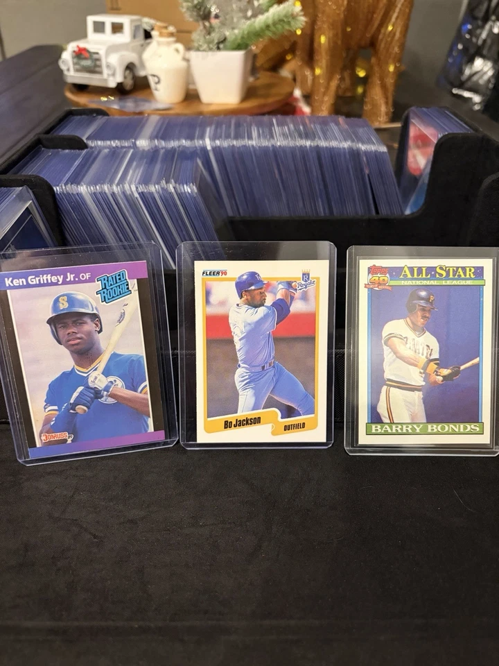 ¡Lote de béisbol! Griffey Jr, Barry Bonds, Hank Aaron, Bo Jackson Foto 1 de 3