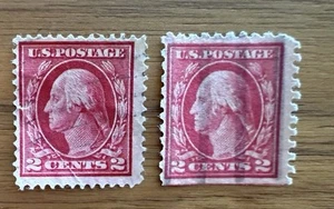 1914 2 Cent George Washington Stamp - Lot Of Three (3) - Picture 1 of 5