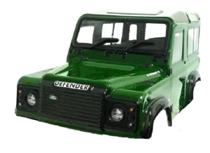 1:10 RC Clear Lexan Body – Land Rover Defender D90 300mm for Rock Crawler - Picture 1 of 6