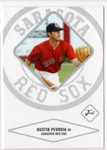 2004 Just Minors Justifiable #60 Dustin Pedroia Silver Parallel - Picture 1 of 2