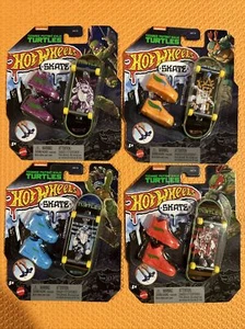 Hot Wheels Skate Teenage Mutant Ninja Turtles TMNT Complete Set of 4 - Picture 1 of 1