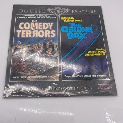 The Comedy Of Terrors / The Oblong Box Laserdisc Double Feature Vincent Price  - Image 1 of 2