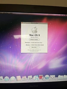 Black macbook 2007 13 Inch with box - Picture 1 of 6