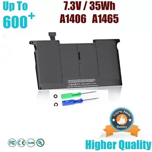 A1406 A1495 Battery for MacBook Air 11 inch Mid 2012 2013 Early 2014 2015 A1465 - Picture 1 of 11