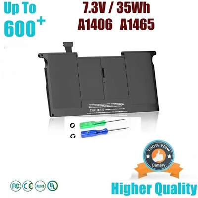 Batería A1406 A1495 para MacBook Air 11 pulgadas mediados de 2012 2013 principios de 2014 2015 A1465 Foto 1 de 4