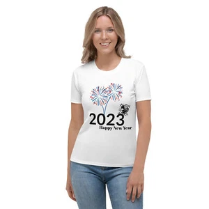 Happy New Year Women's T-shirt - Picture 1 of 13