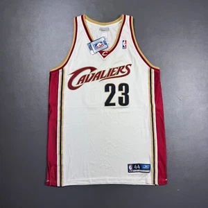100% Authentic Lebron James Reebok Rookie Cavaliers Jersey Size 44 L XL Mens - Picture 1 of 6