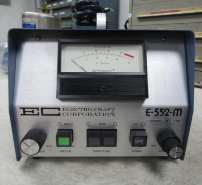 💥EC ELECTRO-CRAFT E-552-M MOTOMATIC SPEED CONTROL UNIT 0-5KRPM 9089-0006 - Image 1 of 4