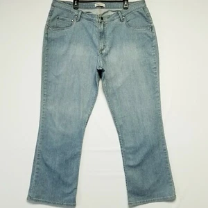 Riders 20 Bootcut High Rise 30" Inseam Light Blue Denim Wash Women's Jeans - Picture 1 of 12