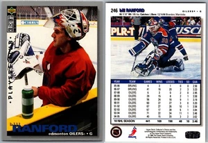 95-96 UD COLLECTOR'S CHOICE PLAYERS CLUB - BILL RANFORD #246 EDMONTON OILERS - Picture 1 of 1