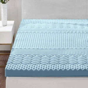 Giselle Bedding Memory Foam Mattress Topper 7-Zone 8cm Single - Picture 1 of 7