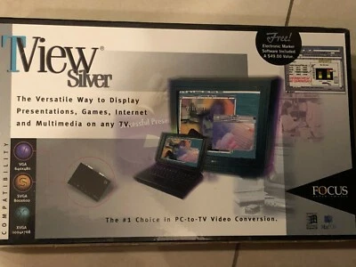 TView Silver PC to Video Conversion w focus enhancements, Electr Marker software - Image 1 of 3