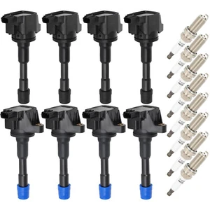 8X Ignition Coils & Spark Plugs Fits 2013-2015 Acura ILX 1.5L UF627 US STOCK - Picture 1 of 11