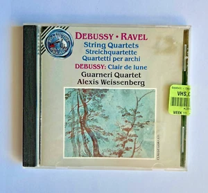 1992 Debussy Ravel String Quartets including Guarneri Quartet CD by BMG Classics - Imagen 1 de 4
