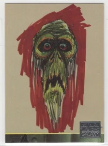 Star Wars Galaxy 2 #182 Creature Alien Concept Art Silver Set Trading Card  - Picture 1 of 2