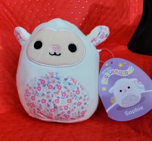 Squishmallows 5" SOPHIE lamb🐰🐑 EASTER NWT 2023 Release Plush RARE - Picture 1 of 6