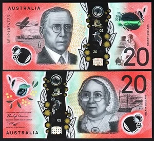 Australia 20 Dollars 2019, UNC, Polymer, P-64 - Picture 1 of 3