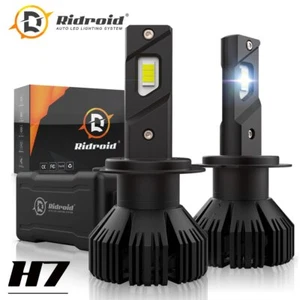 Ridroid H7 Canbus LED Headlight High or Low Beam Conversion Kit 6000K Cool White - Picture 1 of 13