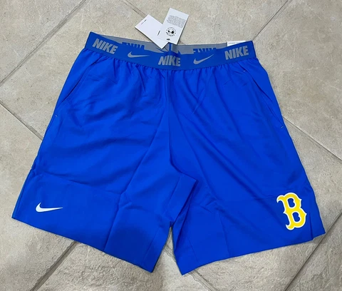 Boston Red Sox City Connect 2023 Nike Dri-Fit MLB Blue Training Shorts Mens XL Cover