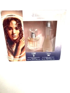 Jennifer Lopez GLOWING Eau de Parfum 1 oz & GLOW Eau de Toilette Rare - HTF Set - Picture 1 of 3