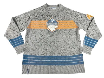 Antigo Suéter de Mistura de Lã Rocawear 3XL* Patch Central Streetwear Y2K Rap Hip Hop - Imagem 1 de 4