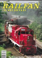 Railfan & Railroad Magazine Sept. 1994 CC&P Chicago Central MARC E9 Diesels