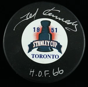 Ted Kennedy Toronto Maple Leafs - Hockey Puck - PSA/DNA Authentic Autograph - Picture 1 of 4