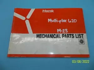 MAZAK Robot System Flex GL100N LISTA DE PIEZAS MECÁNICAS H957LA0050E (MS-493) - Imagen 1 de 6