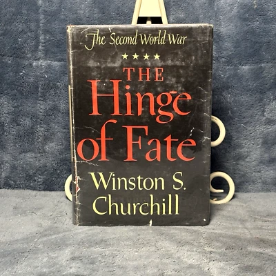 Vintage The Hinge Of Fate Winston Churchill Hardcover 1950 The Second World War - Image 1 of 4