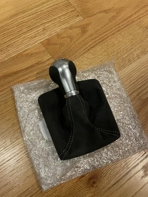 Bota de palanca de cambios Porsche OEM Alcantara 981 718 Boxster Cayman 2013-2025 Foto 1 de 4