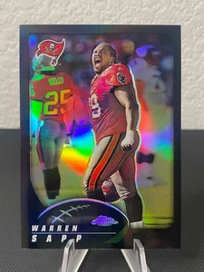 2002 Topps Chrome - Warren Sapp #78 rifrattore nero /599 - Foto 1 di 2