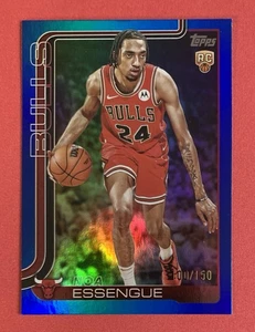 Tarjeta RC 2025-26 Topps Baloncesto Noa Essengue 212! 🔥 Lámina azul paralela 100/150 - Imagen 1 de 2