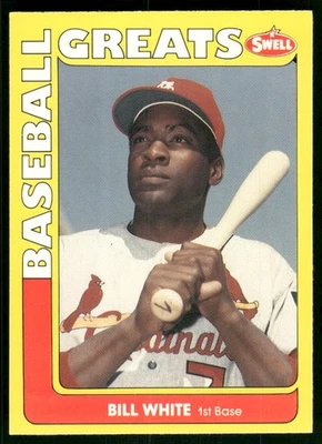 Bill White 1991 Swell Baseball Greats #96 Near Mint or Better - Image 1 of 2