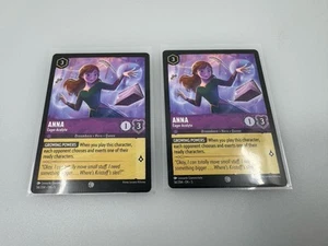Anna - Eager Acolyte - 56/204 - Common Lorcana Misprint Package Crimp X2 - Picture 1 of 7