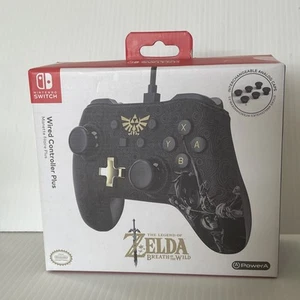 PowerA Nintendo Switch The Legend of Zelda Breath of the Wild Wired Controller - Picture 1 of 12