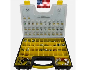 Premium Brake Line Fitting Kit: Complete Assortment Including Union & Adapter... - Picture 1 of 6