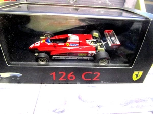 F1 FERRARI 126 C2 V6 Turbo #27 Villeneuve Scuderia 1982 Hot Wheels 1:43 - Bild 1 von 5