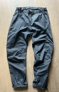 SIMMS Gore-Tex Nylon Pants Mens Medium Blue Taped Seams Zip Ankle Paclite Shell - Picture 1 of 5