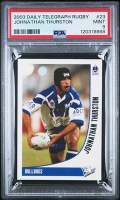 Johnathan Thurston 2003 PSA 9 NRL Daily Telegraph #23 novato Foto 1 de 2