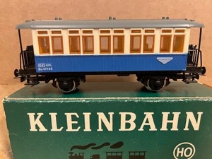 KLEINBAHN 370  - HO Scale - Bu47145 PERSONENWAGEN - Blue PASSENGER WAGON  - NEW! - Picture 1 of 8