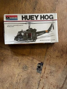 Monogram Model Kit Huey Hog Marines Helicopter 1/48 Sealed Box - Picture 1 of 3