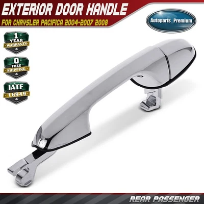 Manija de puerta exterior trasera derecha para Chrysler Pacifica 2004-2008 cromada Foto 1 de 4
