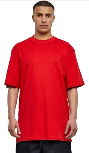 Urban Classics Men's Tall T-Shirt Short Sleeve Crew Neck Red Medium BNWT - Picture 1 of 8