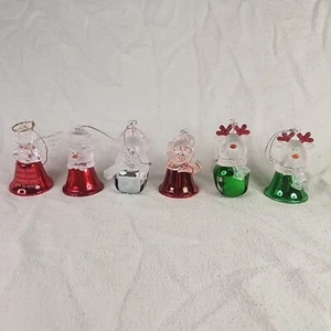 Jingle Buddies Christmas Ornaments Angel Snowmen Reindeer Snowbear Set Of 6 - Picture 1 of 5