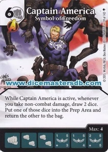 Captain America Symbol of Freedom #39 - Age of Ultron - Marvel Dice Masters - Picture 1 of 1
